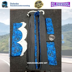 Old Skool Alcantara gefalteten Plissee-Gardinen mit Dänischer Plüsch-Look