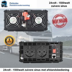 bungeejumpen Toezicht houden geld AANBIEDING OMVORMER ZUIVERE SINUS 24v - 1500w + MAGNETRON 800w