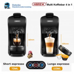 HIBREW Multi Koffiebar 4 in 1 voor thuis gebruik.