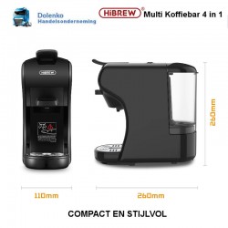 HIBREW CAMPING Multi Koffiebar 4 in 1 voor mobiel gebruik