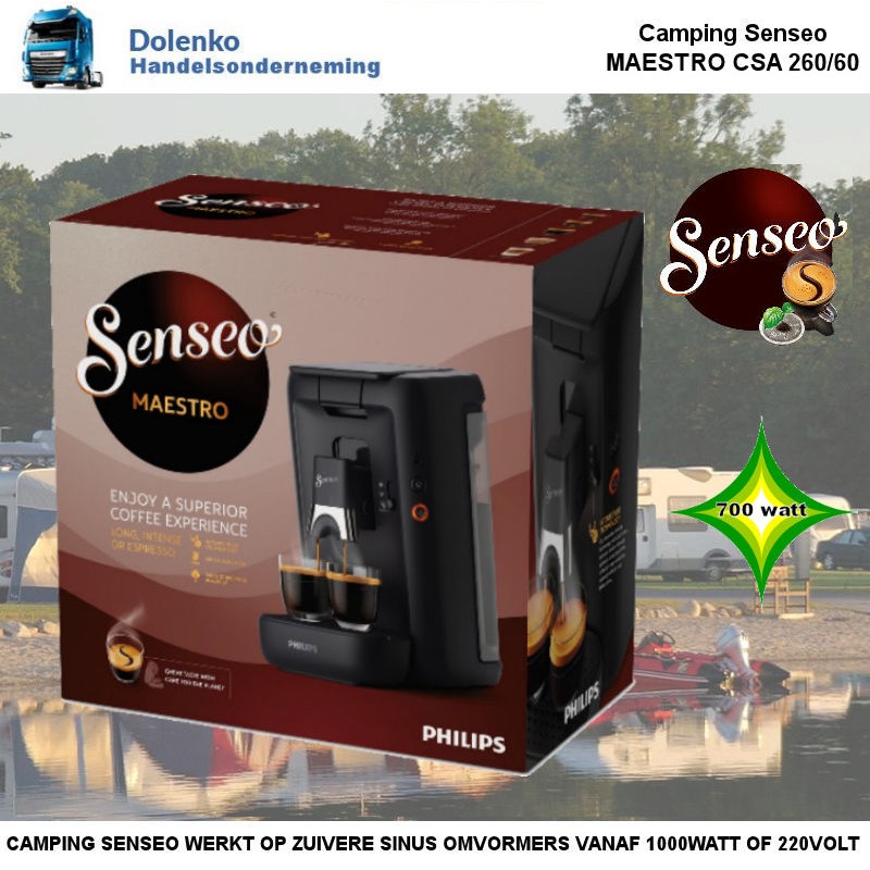 Philips Senseo Maestro CSA260/10 – Macchina Da Caffè A Cialde Con Serbatoio 1.2L – Bianca – Funzione Memoria E Tecnologia Intense Plus