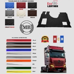 MERCEDES ACTROS MP4 FOLDABLE PASSENGER SEAT MIDDLE AND FLOORMATS FL04/SM04
