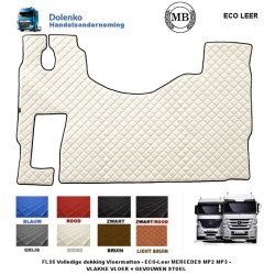 ECO LEATHER TUNNEL COVERS AND FLOOR MATS SUITABLE FOR MERCEDES