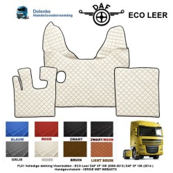 DAF XF105-106 (2006-2022) Manual Gearbox Tunnelcover and floormats with Webasto FL01-SM01