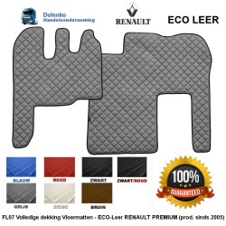 RENAULT ECO LEATHER TUNNEL COVERS AND FLOOR MATS FULL COVERAGE