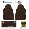 DAF XF 95 & XF 105 (prod. to 2012) Seat covers - ECO LEATHER Elegance, FX04-UX04