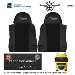 DAF XF 95 & XF 105 (prod. to 2012) Seat covers - ECO LEATHER Elegance, FX04-UX04