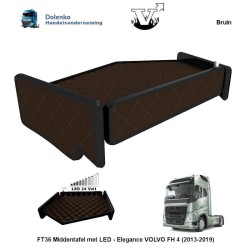 FT37 Middle Table with Drawer + LED - Elegance VOLVO FH 4 (2013-2019)