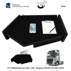 FT37 Mitteltisch mit Schublade + LED - Elegance VOLVO FH 4 (2013-2019)