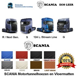 SCANIA ECO LEER TUNNELCOVERS AND FLOORMATS FULL COVERAGE