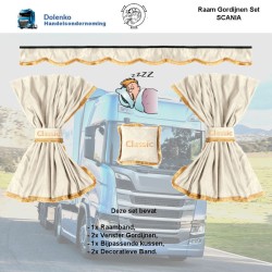 WINDOW CURTAIN SETS SCANIA SERIE R - G - P - NG