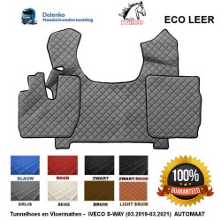 IVECO ECO LEATHER TUNNEL COVERS AND FLOOR MATS FULL COVERAGE