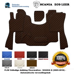 SCANIA R - TUNNELCOVER AND FLOORMATS - AUTOMATIC GEARBOX - (PROD 2005-2016) - FL58-SM58