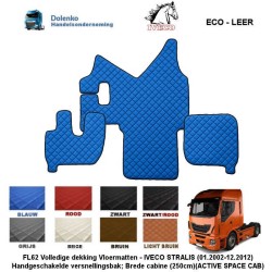 IVECO STRALIS - (01-2002-12-2012) MANUAL GEARBOX TUNNELCOVER AND FLOORMATS FL62-SM62
