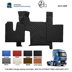 TUNNELCOVER AND FLOOR MATS FL06-SM06 SUITABLE FOR MAN TGX (2007-2017) AUTOMATIC 2 DRAWERS