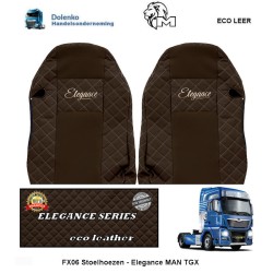 ECO LEDER Seat covers - Elegance Suitable for MAN-TGX