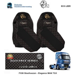 ECO LEDER Seat covers - Elegance Suitable for MAN-TGX
