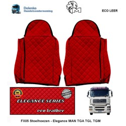 ECO Leder Seat covers - Elegance Suitable For MAN-TGA-TGL-TGM
