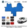 OPEL VIVARO II (2014-) 1+1  ECO LEDER BODENMATTEN GL03-KL03