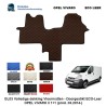 OPEL VIVARO II (2014-) 1+1  ECO LEDER BODENMATTEN GL03-KL03