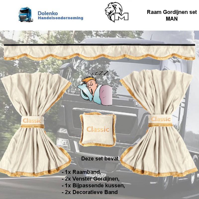 Window Curtain Sets Serie Suitable For Man Tgx Tga Tgs Tgm Tgl