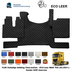 TUNNELCOVER AND FLOORMATS SUITABLE FOR MAN TGX (2021 - .....) Without ADR Floor Brake