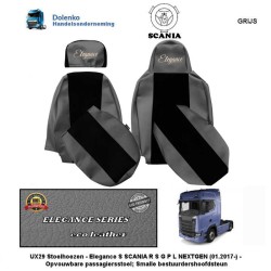 SCANIA R / S / G / P / L NEXT GEN Leder Sitzbezüge - (prod. 01-2017 - ....) FX29-UX29