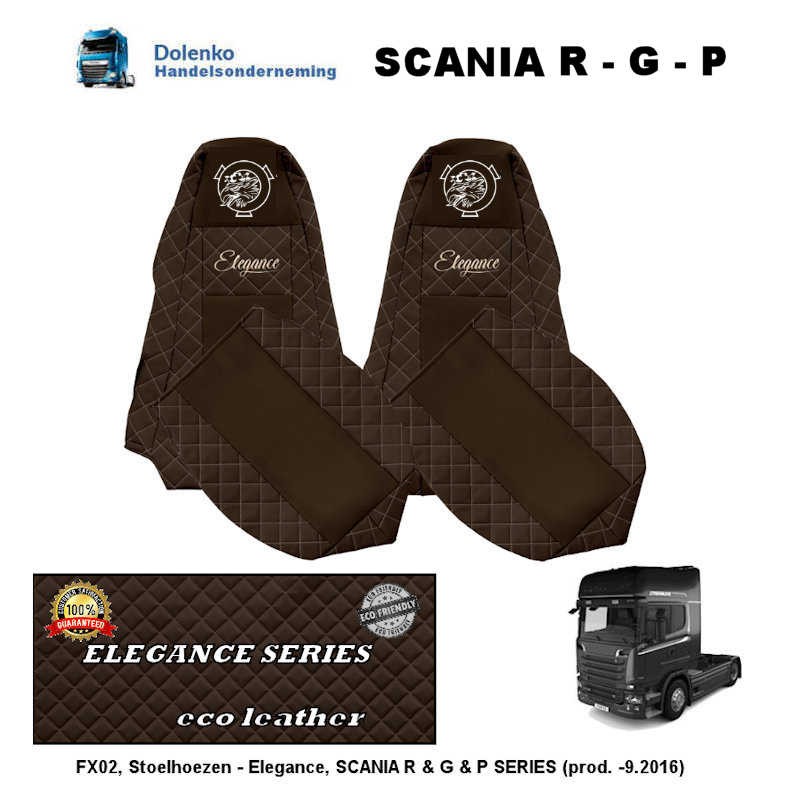 SCANIA R & G & P SERIES (prod. -9.2016) (integrierte Kopfstützen) FX02-UX02