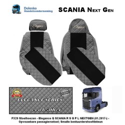 SCANIA R / S / G / P / L NEXT GEN Leder Sitzbezüge - (prod. 01-2017 - ....) FX29-UX29