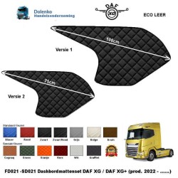 Dashboard mats - ECO-Leather, DAF XG - XG+ - XF.NG (2022-....) FD021-SD021
