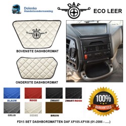 Dashboard Mats - ECO-Leather, DAF XF 105 - XF106 (prod. 2006-)