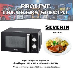 Truckers Special 24V 2500w omvormer + Senseo + Magnetron