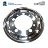 22,5" x11,75"  Wheel shell for front rim - ET120 - ET130 - ET135, Stainless steel