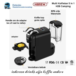 HIBREW H2B CAMPING MULTI KAFFEE BAR (HEISS & KALT)  5 IN 1 FUR MOBIEL GEBRAUCH