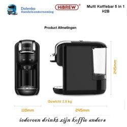 HIBREW H2B MULTI KAFFEE BAR (HEISS & KALT)  5 IN 1 FÜR DEN HAUSGEBRAUCH.