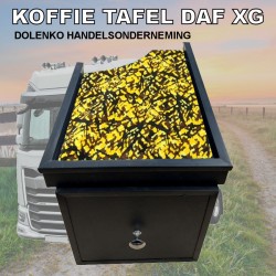 Kaffee Tisch für DAF XG - XG+ Modelle mit praktischer Schublade und Dänischen Pluche Polsterung