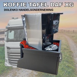 COFFEE TABLE DAF XG - XG+ WITH CONVENIENT STORAGE DRAWER COVERED WITH DANISH PLUSH