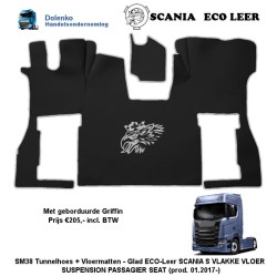 SCANIA S NG FLACHE BODEN, MATTENSET + GARDINEN MIT DANISCHE PLUCHE