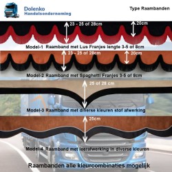 LKW Gardinen Satz Alcantara 3 modellen von Einfach bis sehr luxurioesen satz