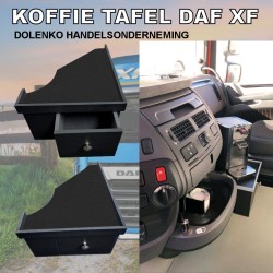 Kaffee Tisch für DAF XF 105 - 106 Modelle mit praktischer Schublade