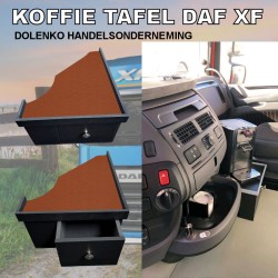 Kaffee Tisch für DAF XF 105 - 106 Modelle mit praktischer Schublade