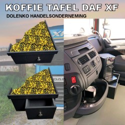 Koffietafel DAF XF 105-106 met handige opberg lade