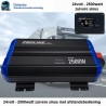 NEW: TOP QUALITY TRUCK INVERTER 24V / 220V - 2500W CLEAR SINUS