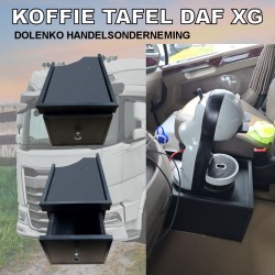 Kaffee Tisch für DAF XG - XG+ Modelle mit praktischer Schublade