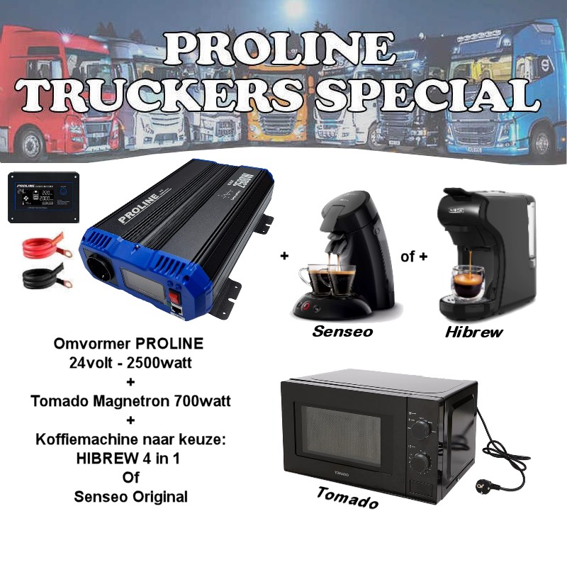 PROLINE TRUCKERSPECIAL INVERTER - MICROWAVE -  Coffee machine