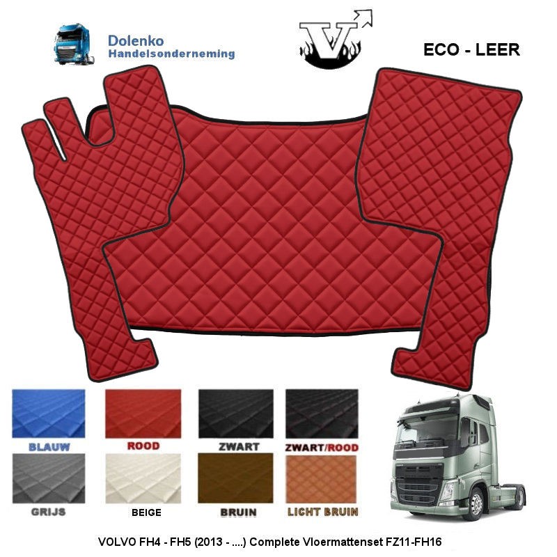 VOLVO FH4 - FH5 - (2013 - ----) - SET FLOORMATS - FZ11- FH16