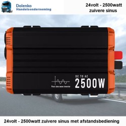 BASIC-TRUCK INVERTER 24V AC / 220V DC 2500W CLEAR SINUS